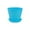 Blue, variant on Gnwei Plastic Plant Pot with Drainage Hole and Saucer for Indoor Plants, Decorative Round Flower Pot for House Plants, Modern Planters for Indoor Plants, Room & Office Décor