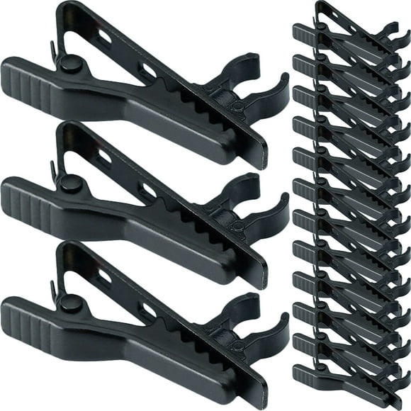 15pcs Iron Microphone Clamp Universal Loud-speaker Fixing Clip Mic Lapel Clips For Studio
