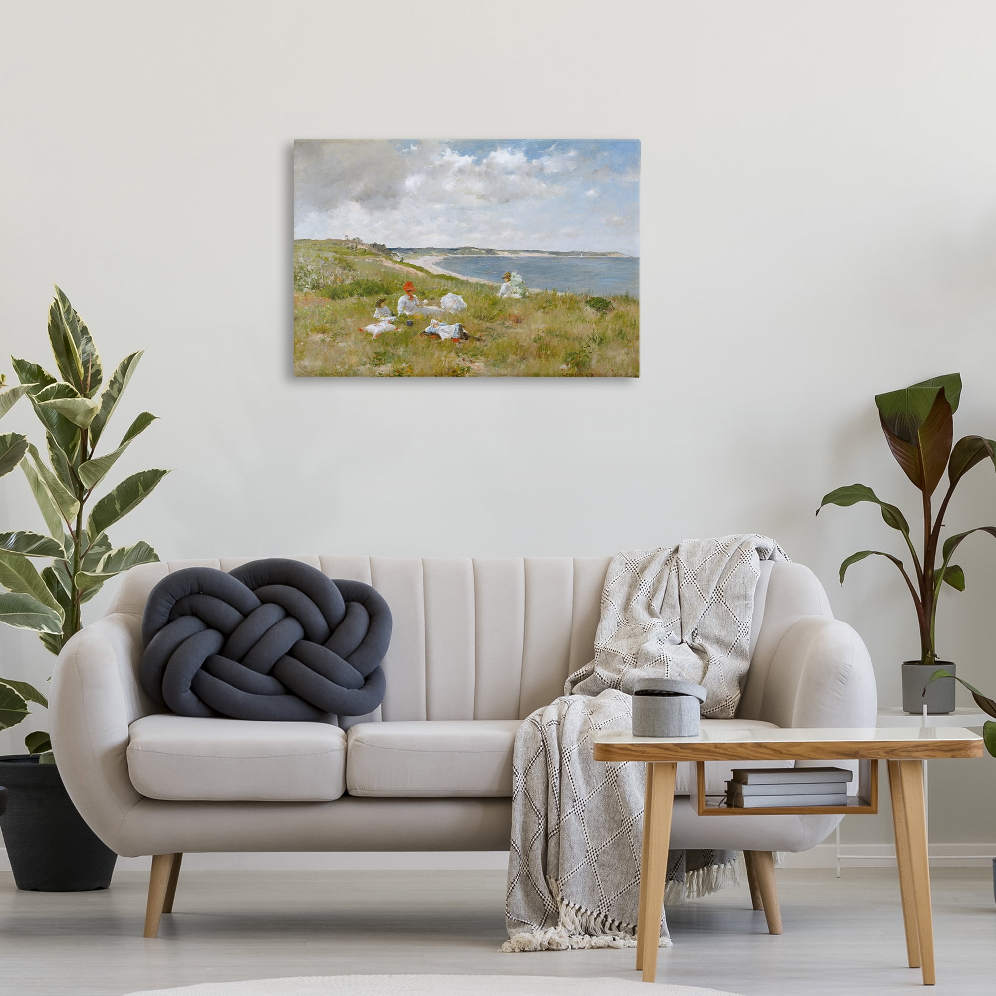 Stupell Industries Clasical Idle Hours Painting Landscape & Nature Painting Wrapped Canvas Art Print Wall Art, 30 x 20