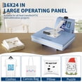 thumbnail image 2 of BeesClover Heat Press, Industrial Heat Press Machine for T Shirts, Fast Heating Digital Heat Transfer Press for Sublimation and Vinyl, Large Clamshell Heat Press for Clothes and Canvas Bags, 2 of 8