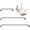 Chrome, variant on 3 Pack Anti Slip Commercial Grab Bar Bundle for Shower,  Gold Bathroom Grab Bar, Handicap Balance Bar,Safety Hand Rail Fort Elderly Injury Senior Assist Bath Handle(Gold, 16", 24", 32")