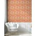 thumbnail image 5 of Ambesonne Orange Peel & Stick Wallpaper for Home, Paisley, 13"x72", Multicolor, 5 of 6