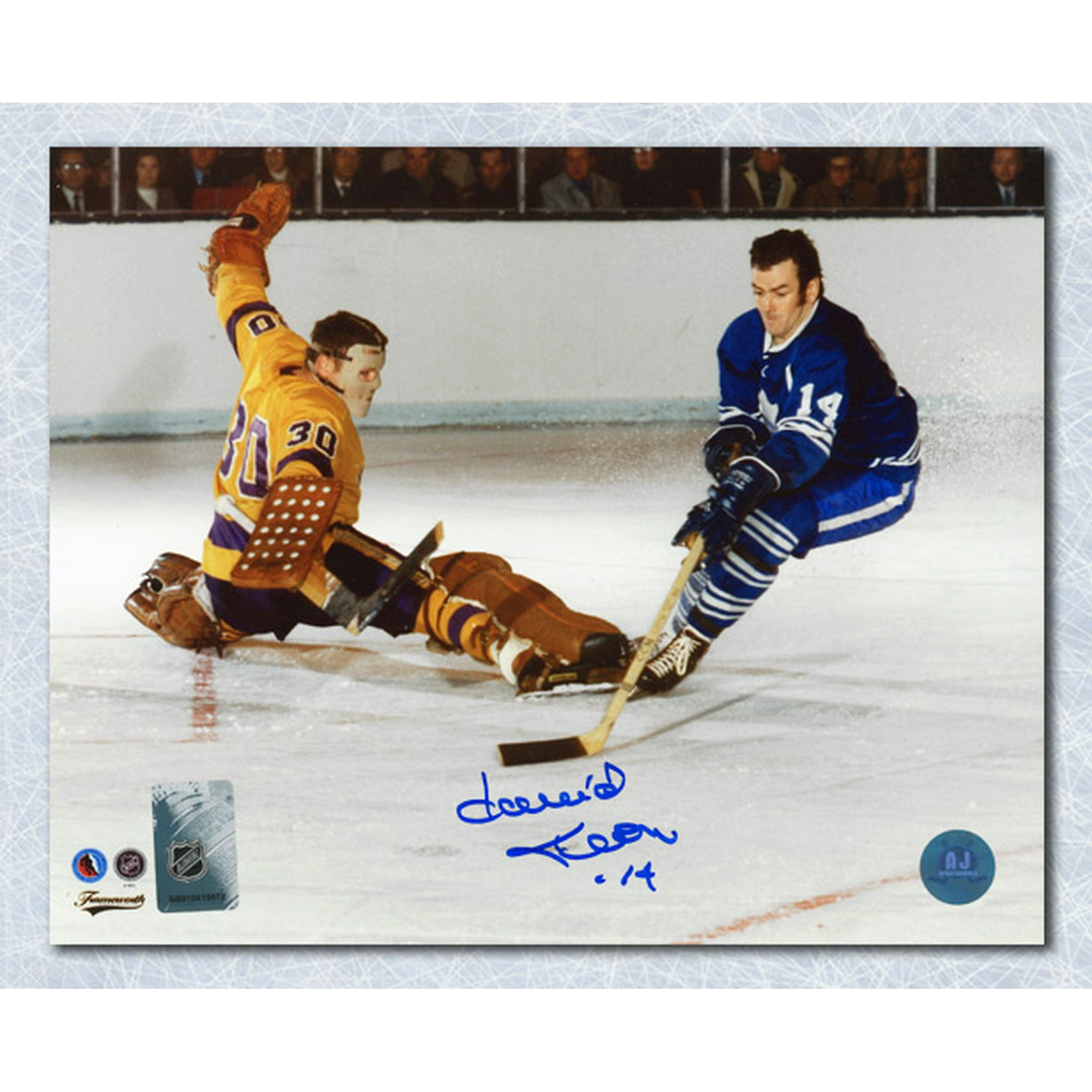 DAVE KEON AUTOGRAPHED TORONTO MAPLE LEAFS PUCK at 's Sports