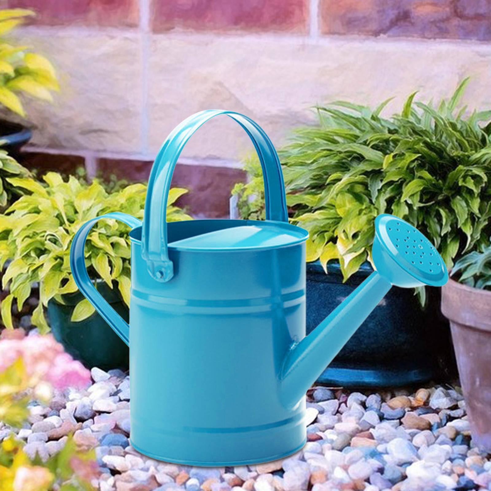 Gazechimp Garden Watering Can Flower Bed Garden Water Pot for Courtyard Lawn Farmhouse Blue