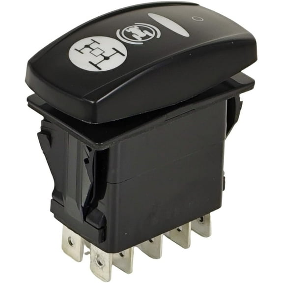 10 Pin ON-ON-ON AWD Rocker Switch 214-4692 Compatible with Caterpillar Backhoe Loader 416E 432E 420E 442E 434E 422E 444E 450E 430E 428E