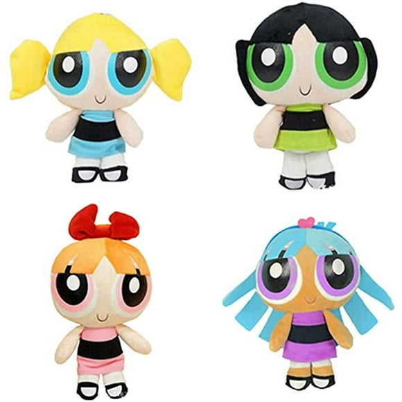 Flying Policewoman Plush Doll 20cm 4-Piece Set,Gift for Kids