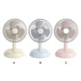thumbnail image 3 of Wosthever Ventilador de portátil y potente ABS con bajo nivel de ruido para refrigeración de bajo consumo Ventilador portátil recargable Electrodomésticos azul celeste, 3 of 6