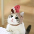 thumbnail image 3 of Chapeau d'Animal Familier Mode Chapeau de Chat Réglable Doux Chapeau de Costume pour Chaton Cosplay, 3 of 6