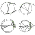 thumbnail image 2 of Tackle Rigs Fishing Leader Stainless Steel Wire Traces Leader Fishing Rigs With Swivels Beads Line Tackle 5 groups, 2 of 5