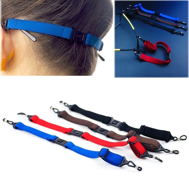Sangle de Lunettes Réglable Antidérapante, Design à Boucle, Sangle de Retenue pour Lunettes pour Hommes, Enfants, Sport pour Femmes, 1 Pce