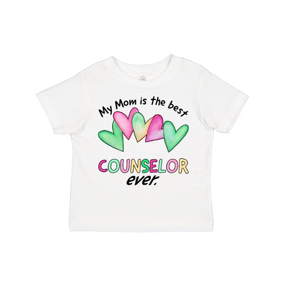 Inktastic My Mom is the Best Counselor Ever Boys or Girls Toddler T-Shirt