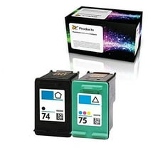 OCProducts Compatible Ink Cartridge for HP 74 75 for Officejet J6480 Photosmart C4400 C4380 C4500 Deskjet D4260 Printers (1 Black 1 Color)