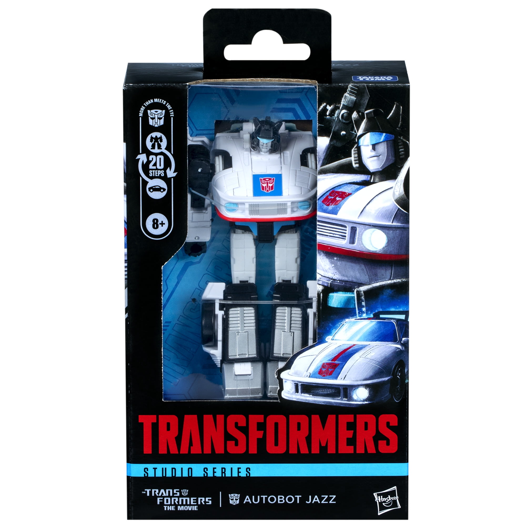 Transformers Studio Series Deluxe Class The Movie Autobot Jazz 4.5” Action Figure, 8+