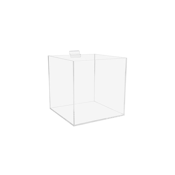 8” Acrylic Slatwall Box (1, 8")
