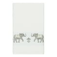thumbnail image 2 of Authentic Hotel and Spa  Turkish Cotton Elephants Embroidered White 8-piece Towel Set, 2 of 4