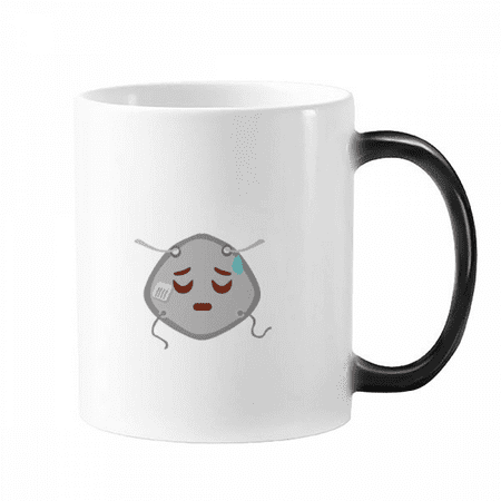 

Regret Lost Head Expression Mug Changing Color Cup Morphing Heat Sensitive 12oz