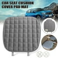 thumbnail image 4 of SPRING PARK Square Universal Auto Car Front Seat Cover Mat Soft Comfortable Chair Cushion color Beige, 4 of 7