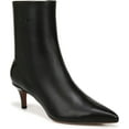 thumbnail image 2 of Franco Sarto Women's Anna Pointed Toe Kitten Heel Boot Black Leather 5M, 2 of 5