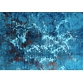 thumbnail image 1 of Ahgly Company Indoor Rectangle Oriental Light Blue Industrial Area Rugs, 5' x 7', 1 of 4