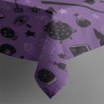 thumbnail image 3 of Halloween Witchy Elements Pattern Rectangle Tablecloth 60"x84",Waterproof Polyester Rectangle Table Cloth, Wipeable Spillproof Polyester Tablecloth for Dining, Camping, Indoor and Outdoor, 3 of 5