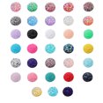 thumbnail image 3 of Kit de Clous Perles en Résine Sans Bavures Perles Rondes en Cristal Multicolores Élégantes Largement Applicables Pendentif Décoratif Accessoires de Bijoux Type 19, 3 of 7
