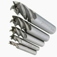 thumbnail image 5 of 5pcs/set Carbide 4 Flutes CNC HSS End Milling Cutter Slot Drill Bit Set 4-12mm, 5 of 8