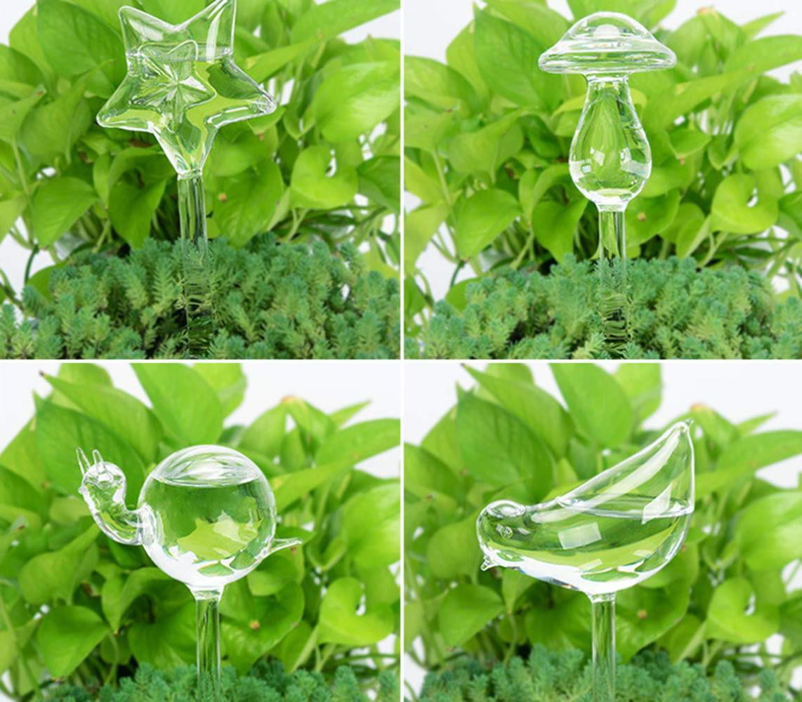 CoscosX 10 Pcs Large Automatic Watering Device Globes Vacation Houseplant Plant Pot Bulbs Garden Waterer Flower Water Drip Irrigationdevice Self Watering System 