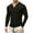 Black, variant on LNZGNM Men's Long Sleeve Muscle T Shirts Longline Stretch V-Neck Shirts Lightweight Slim Fit Solid Tee Shirt Fashion Business Tees,Khaki L
