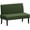 Green, variant on Veado 2 - Seater Armless Mini Small Sofa - Corduroy Compact Loveseat Couch for Small Spaces, Soft & Durable Fabric, Sturdy Wooden Frame, Modern Minimalist Design, Easy Assembly for Living Room,