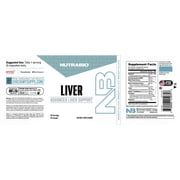 NutraBio Liver Supplement- Advanced Liver Support with Antioxidants, Milk Thistle Liver Detox, Glutathione, Tudca- Promotes Liver Cleanse Detox and Repair- 90 Capsules