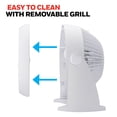 thumbnail image 2 of Honeywell HT-904 TurboForce - Ventilador de circulación de Aire de Mesa, pequeño, Blanco, Ventilador Personal silencioso para el hogar u Oficina, 3 velocidades y Cabezal Giratori, 2 of 9