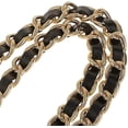 thumbnail image 4 of BRILLAR Correa de hombro de cuero ajustable para bolso de hombro, cartera, bolso de mano - 120 cm - Dorado, 4 of 5