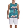 thumbnail image 6 of Rocae Flowers in Glass Vase for Men's Basketball Jersey Lightweight and Breathable Athletic Tank Top,Quick-Drying Sports Jersey X-Large, 6 of 9