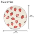 thumbnail image 3 of Round Tablecloth 60*60 Inches Round Tablecloth Outdoor Style Tablecloth With Umbrella Holes Tablecloth Outdoor Suitable For Kitchens and Dining Rooms Small Strawberry, 3 of 8