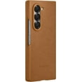 thumbnail image 4 of Samsung Galaxy Z Fold 6 Faux Leather/Kindsuit Case Tan - EF-VF956PAEGWW, 4 of 6