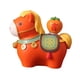 thumbnail image 5 of Figuras de caballo decorativas modernas, coleccionables, regalos de cumpleaños, estatuas de caballo para escritorio. Naranja, 5 of 8