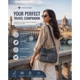 thumbnail image 3 of GAEKEAO Crossbody Bags for Women Multi Pocket Leather Cross Body handbags Ladies travel satchel for Everyday, 3 of 8