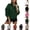 Dark Green, variant on Womens Half Zip Sweatshirts Casual Fleece Y2k Pullover Tops 2026 Fall Fashion Winter Pullover Tops Clothes Pink M