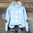 thumbnail image 2 of Women's Rugby Print Hooded Sweatshirt For Casual Wear Sports Activities And Everyday Comfortable Style, 2 of 3