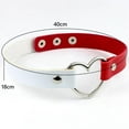 thumbnail image 4 of Collier Punk Gothique pour Femmes, Bijoux de Mode, Collier Ajustable en Cuir PU, Collier Ras du Cou en Forme de Cœur, Bijoux Hip Hop, 4 of 4