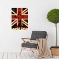 thumbnail image 2 of Anarchy Flag Graffiti Print Union Jack Punk UK Large Wall Art Poster Print Thick Paper 18X24 Inch, 2 of 4