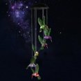 thumbnail image 3 of Color sor que cambia el decoración del jardín del hogar de luz del carillón del colibrí Baoblaze Hummingbird Wind Chime Lights, 3 of 8