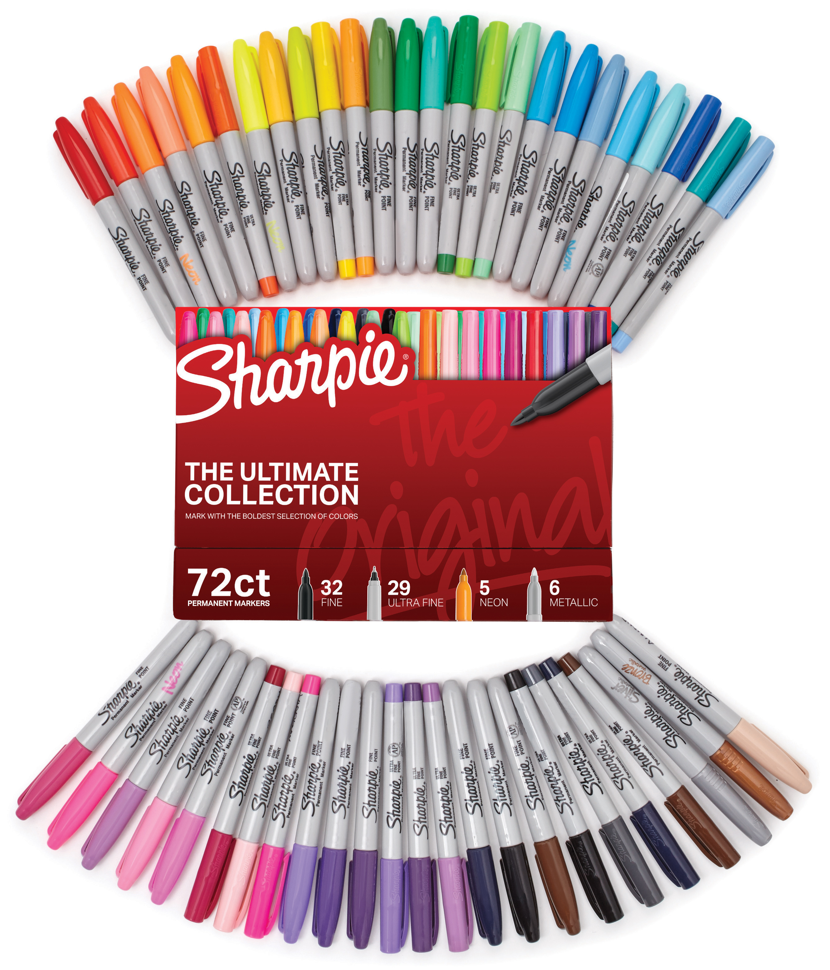 Sharpie Ultimate Pack Markers 72 Pkg Original Assorted Colors Tips sharpie-ultimate-pack-markers-72-pkg-original-assorted-colors-tips