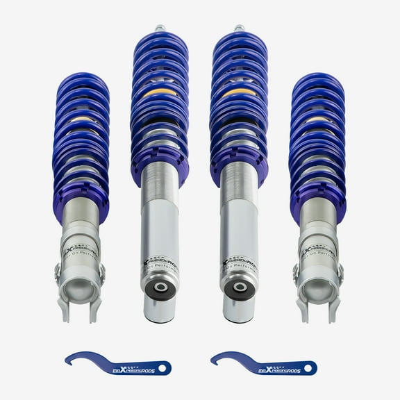 Maxpeedingrods Coilover Spring Shock Absorber Kit for VW Golf MK2 MK3 A2 A3 1G 1H 1E 83-98