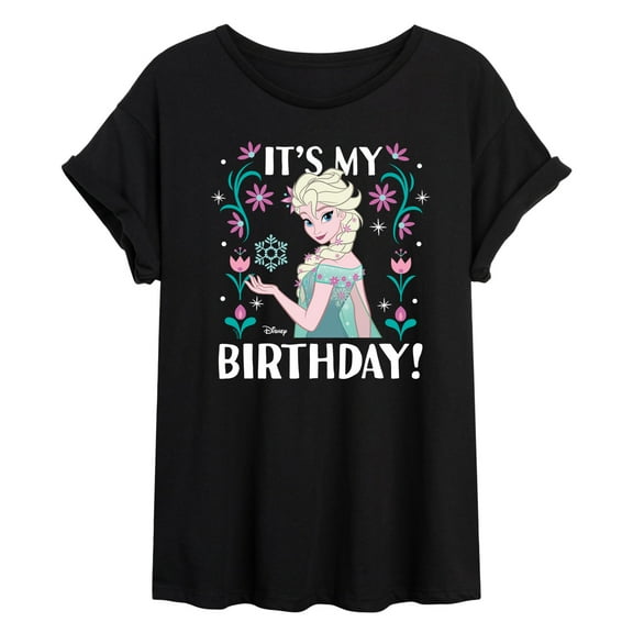 Disney Frozen - Elsa It's My Birthday - Women's Oversized T-Shirt
