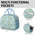 thumbnail image 6 of Womens LightBlue Cartoon Dinosaurs Cacti Pattern Lunch Box for Work,Insulated Lunch Bag for Women,Loncheras Para Mujer,Leakproof Adult Lunch Bag for Work,Beach,Travel,Picnic,Camping, 6 of 7