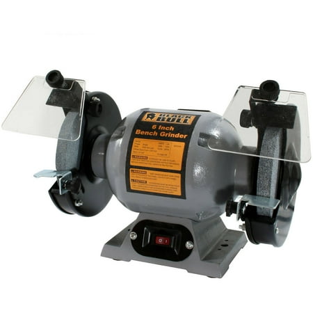 Black Bull 6 Inch Electric Bench Grinder Coarse Medium Dual Wheel Auto Tool