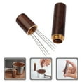 thumbnail image 5 of unbranded 4pcs Espresso Coffee Stirrer Coffee Stirring Tool with Wood Handle and Stand for Espresso Distribution, 5 of 8
