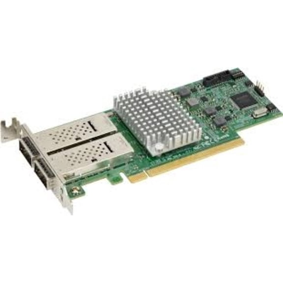 *New* Supermicro AOC-S100G-M2C Dual QSFPF28 100Gb/s, Mellanox ConnectX-4EN, PCIe3 x16