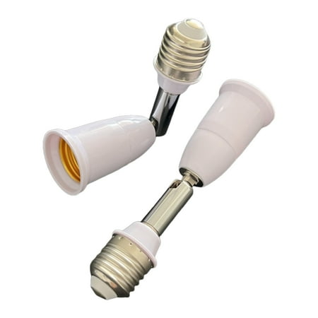 

WalGRHFR 8 Caster Wheels E27 to E27 Screw Extension Lamp Er 180 Directional Converter Lengthens The Universal Tube Lamp Er Camera